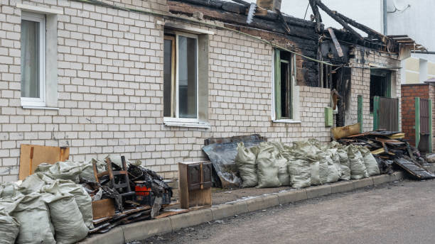 Professional Fire Damage Removal technician working in Springfield, FL